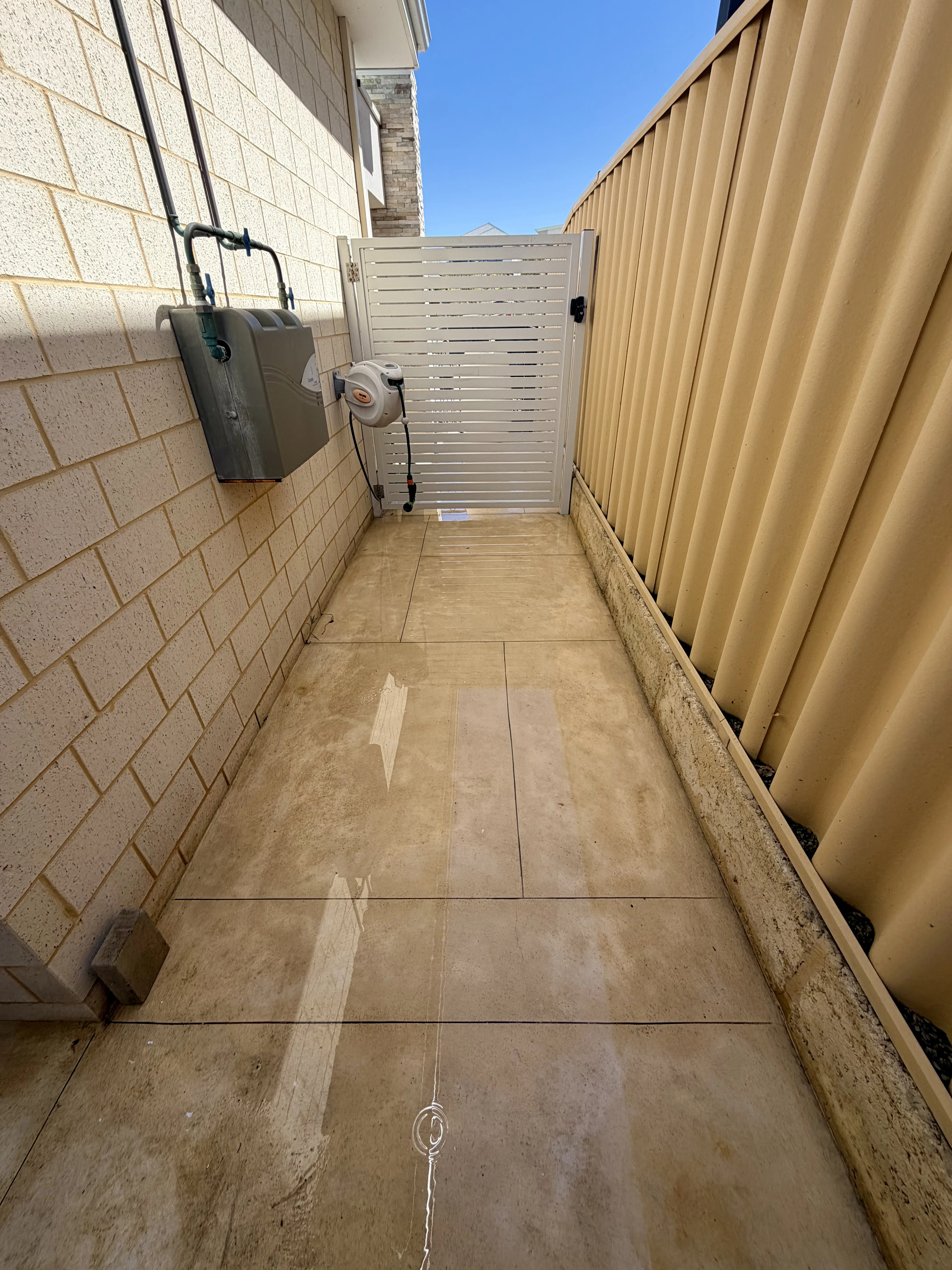 After professional pressure cleaning Perth - Limestone Cleaning service transformation